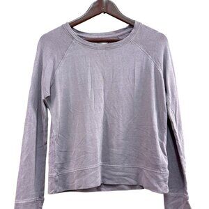 Cotton:On XS Lavender Long Sleeve Crewneck Sweatshirt Casual Fit 100% Cotton
